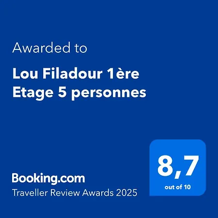 Lou Filadour 1ere Etage 5 Personnes Apartment